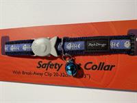 Red Dingo Kattehalsbånd BLÅ M/FISK